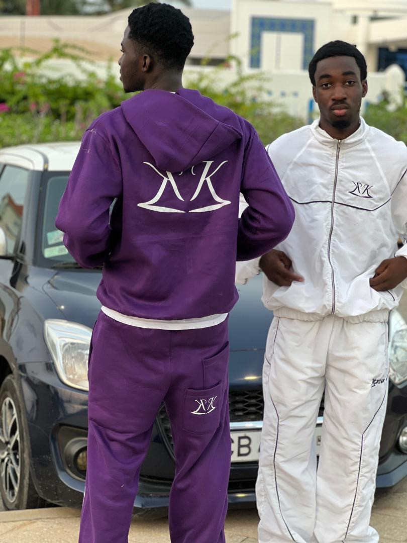 Quality kcatwalk purple 2 piece hoodie