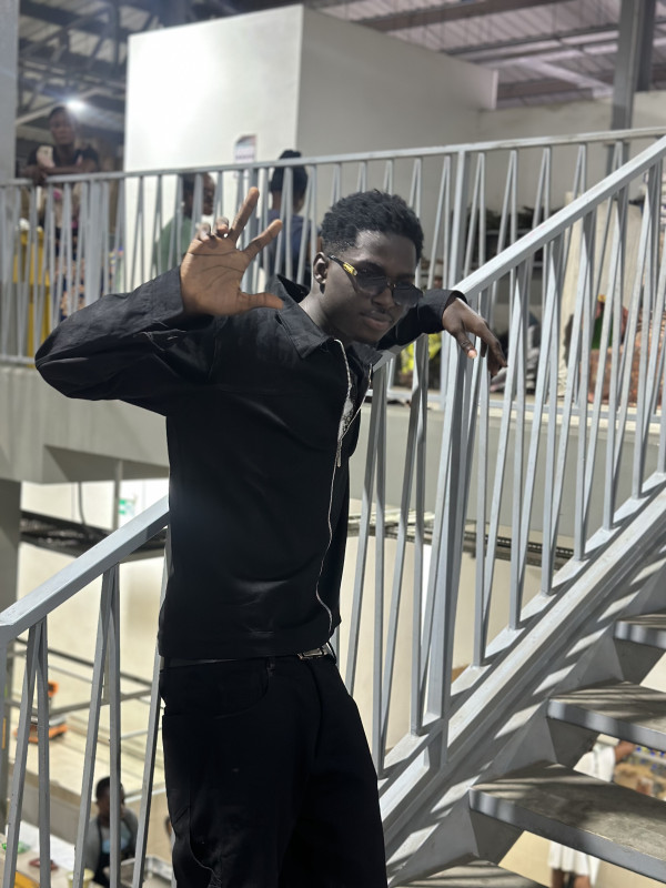 Black Denim two piece jort