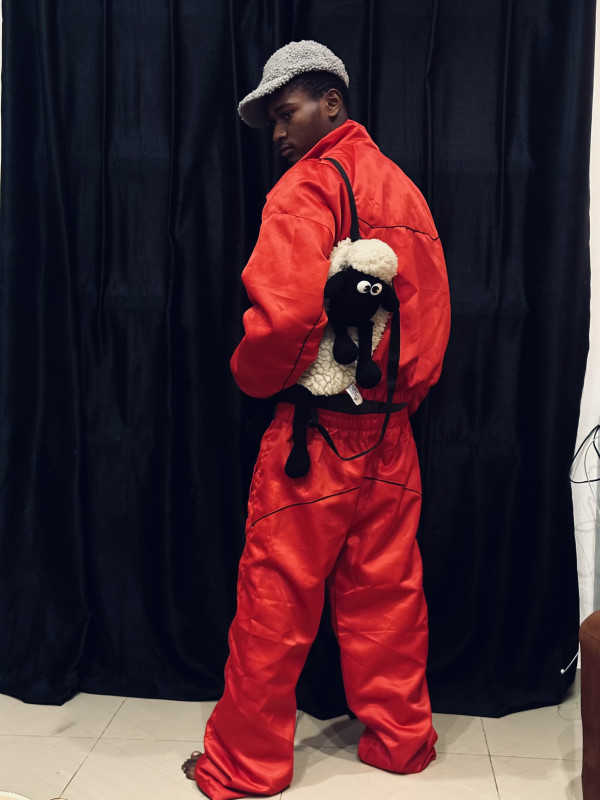 Red kcatwalk Thick quailty male 2piece tracksuit